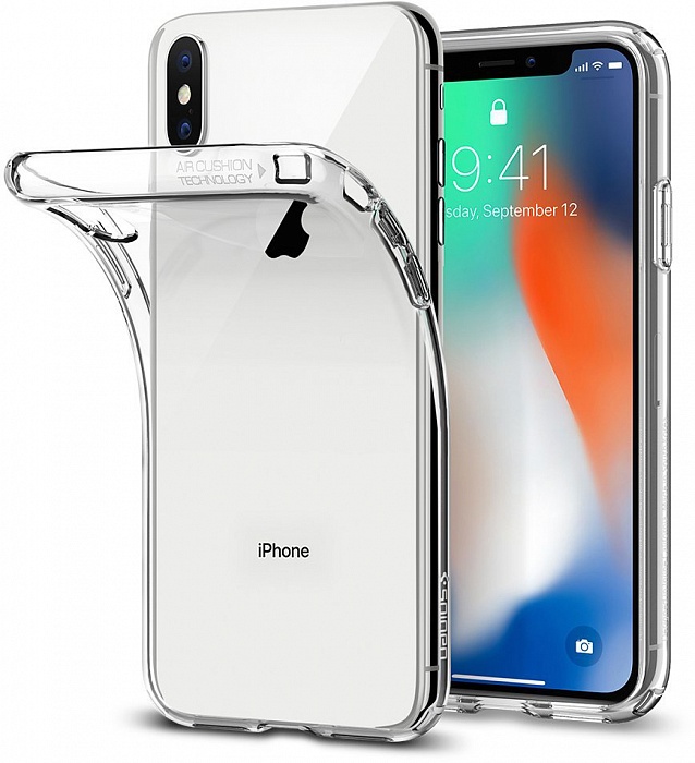 картинка Чехол Spigen  Liquid Crystal для iPhone X  от магазина Store Name