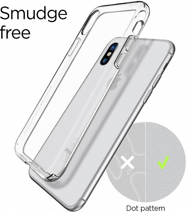 картинка Чехол Spigen  Liquid Crystal для iPhone X  от магазина Store Name